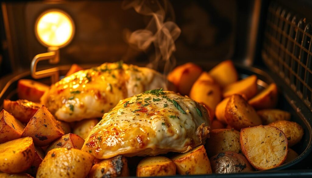 Garlic Parmesan Chicken and Potatoes